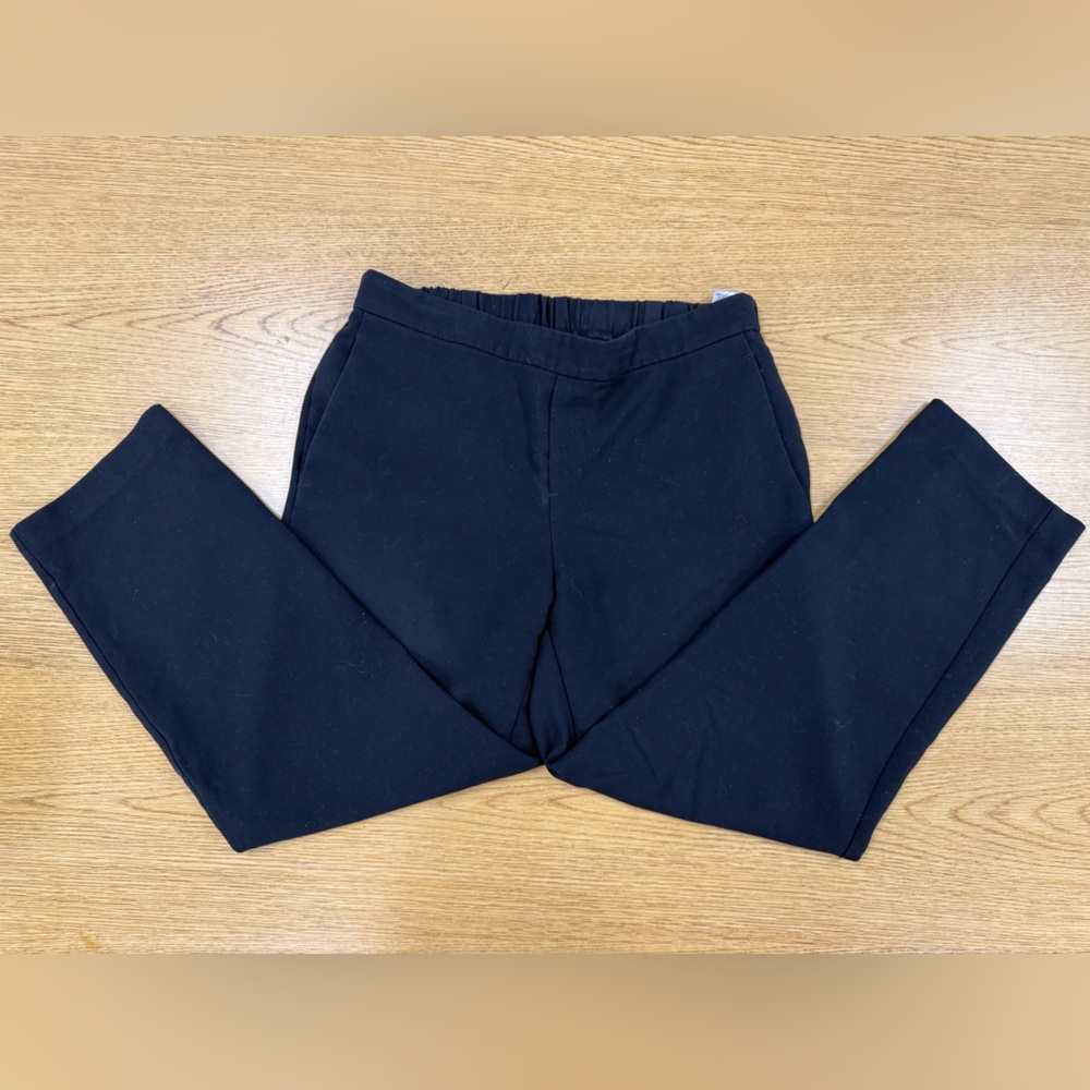 Old Navy Black Linen Ankle Pants